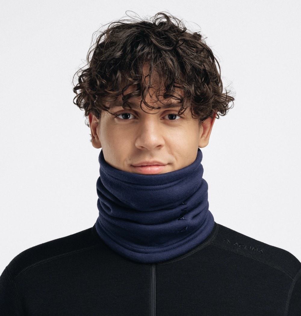 Aclima Fleecewool V2 Headover Navy Blazer