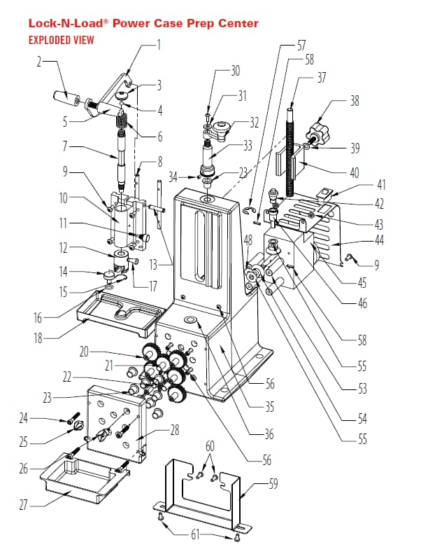 Hornady PartsDrive shaft case prep Assembly #399153