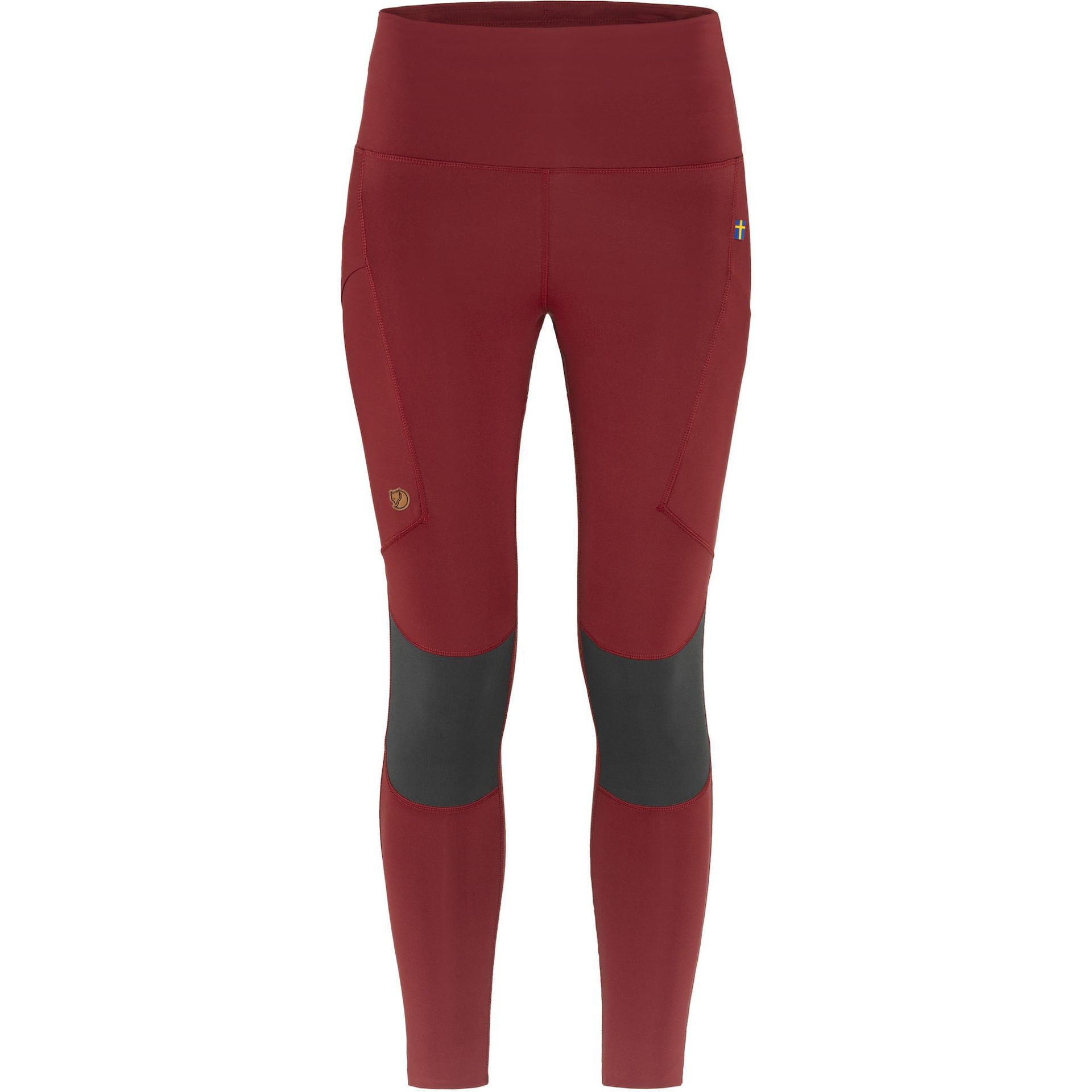 Fjällräven Abisko Trekking Tights Pro W Pomegranate Red - Iron Grey