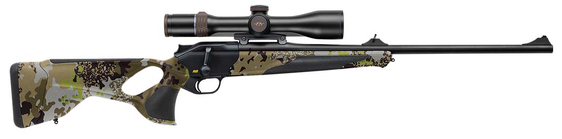 Blaser R8 Ultimate Låskasse HunTec camo Justerbar