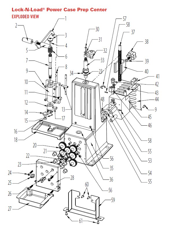 Hornady Parts Case Prep Center motor gear #399109