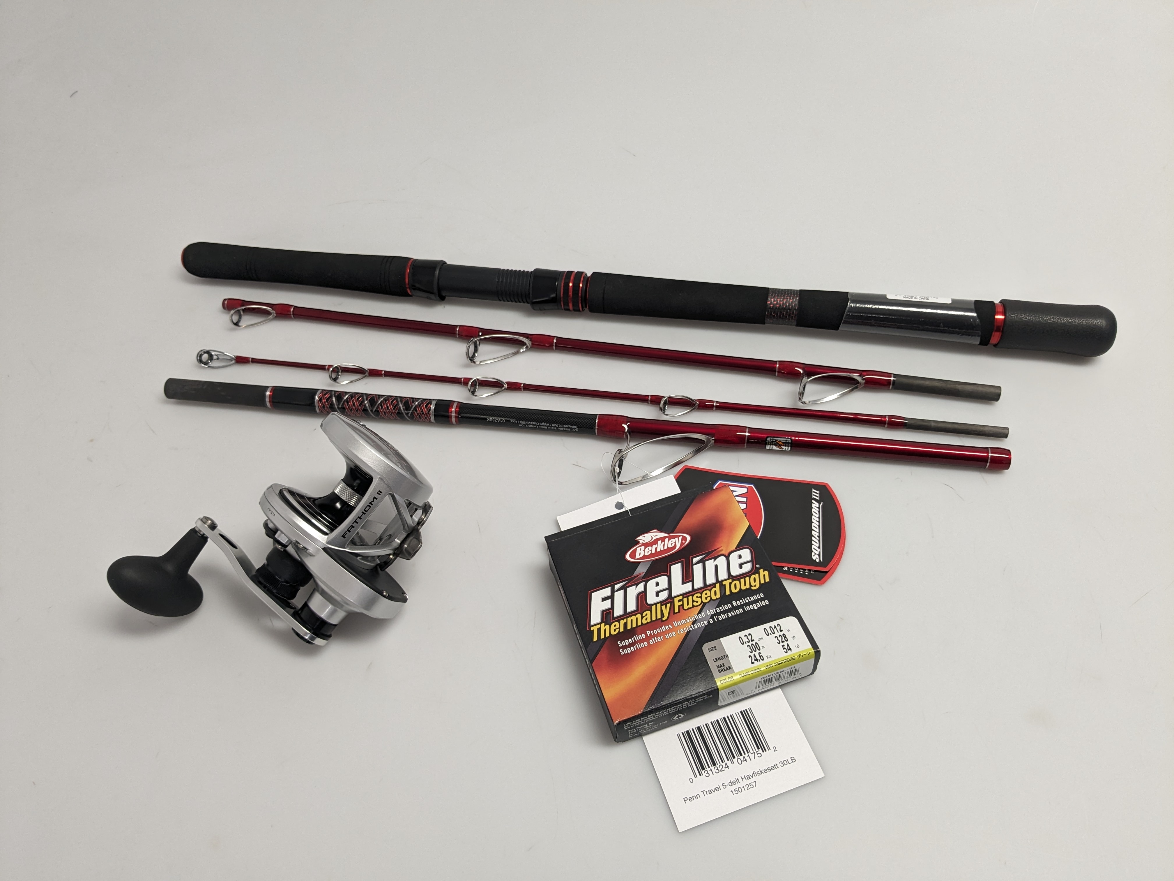 Penn Travel 4-delt Havfiskesett 30LB