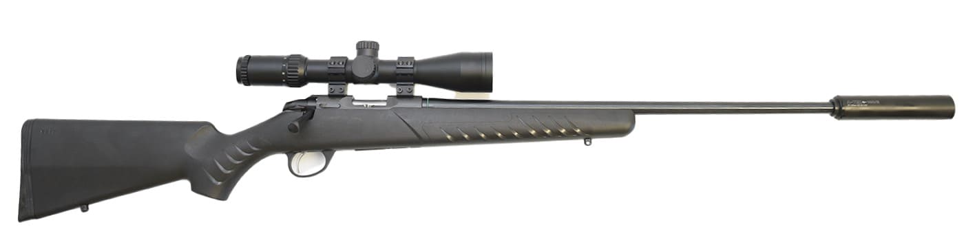 Sako Quad M/ Kikkert og demper 22lr/ 17hmr