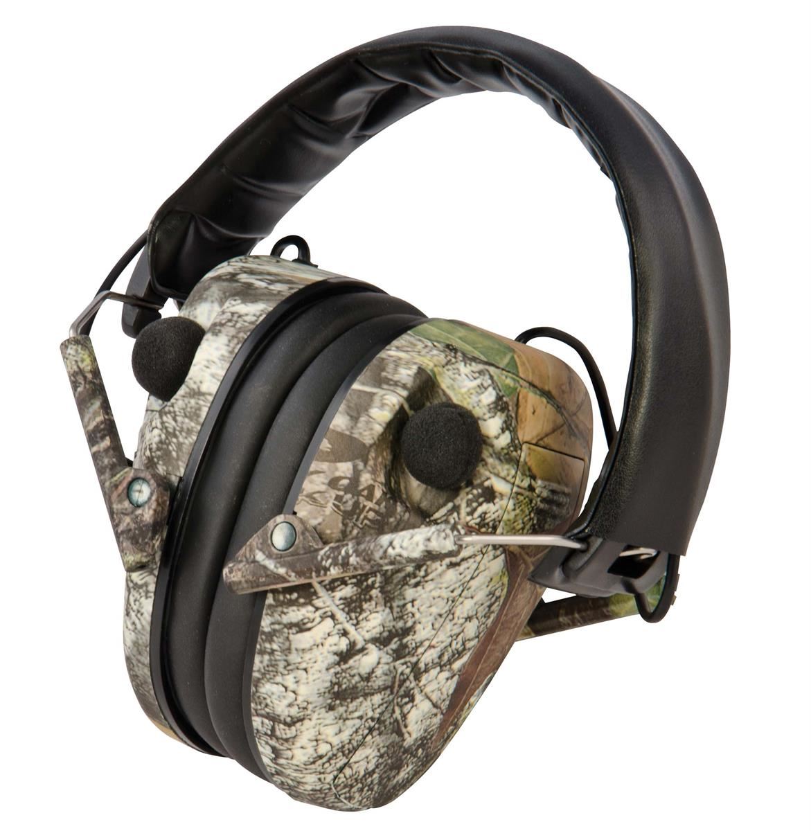 Caldwell E-Max Low Profile Electronic Hearing Protection - Mossy Oak BU