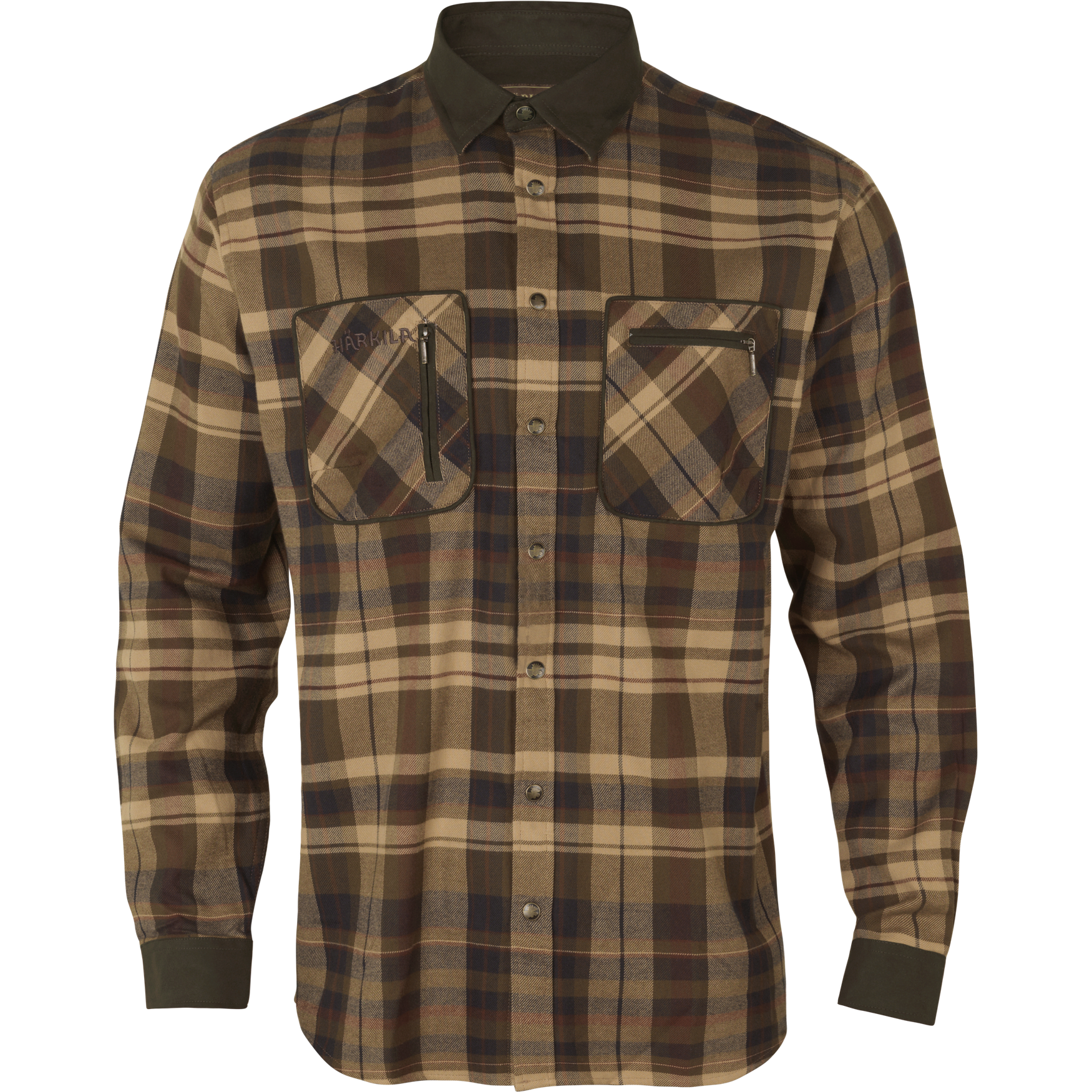 Härkila Pajala skjorte Beige W/Brown