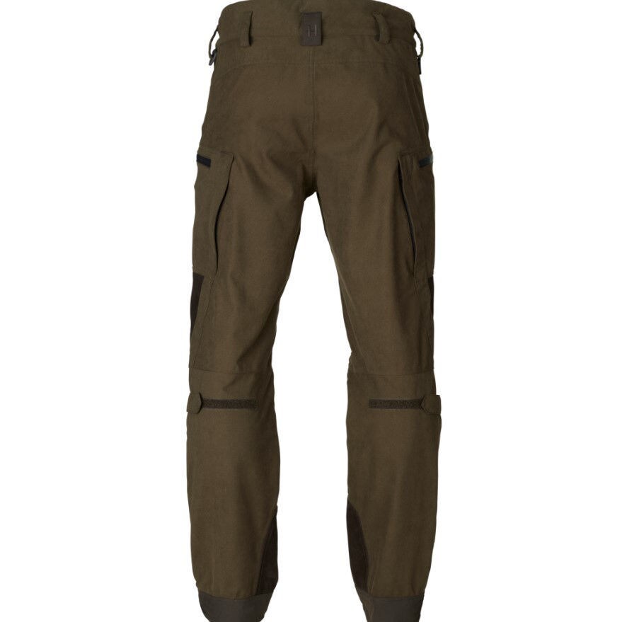 Härkila Driven Hunt HWS Leather Trousers Willow Green/Shadow Brown