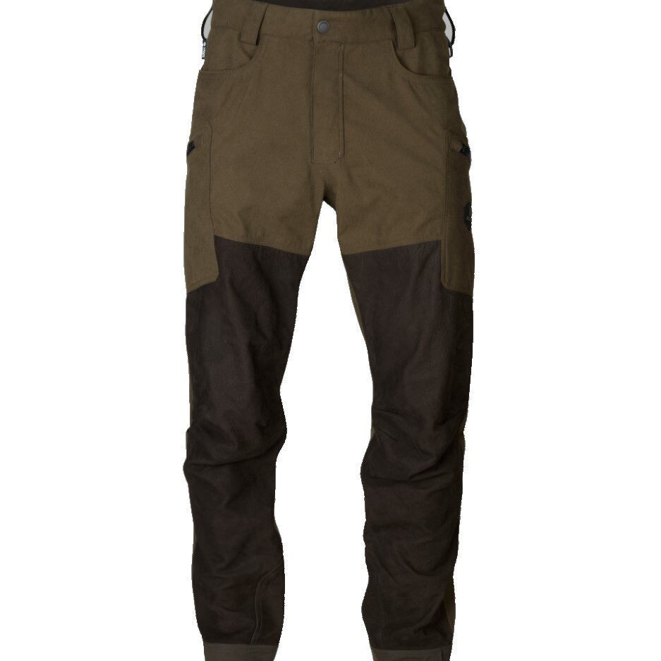 Härkila Driven Hunt HWS Leather Trousers Willow Green/Shadow Brown