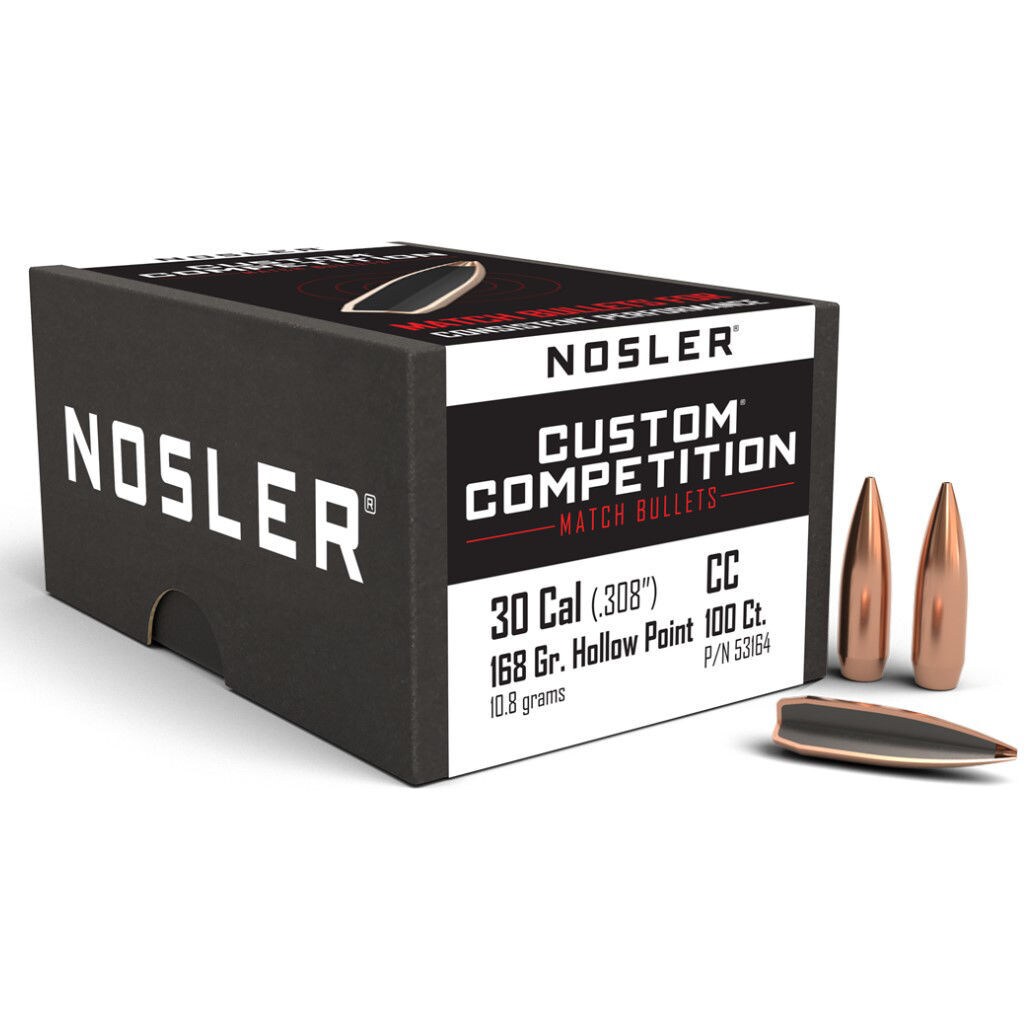 Nosler Custom Competition 30 168gr HPBT Kuler