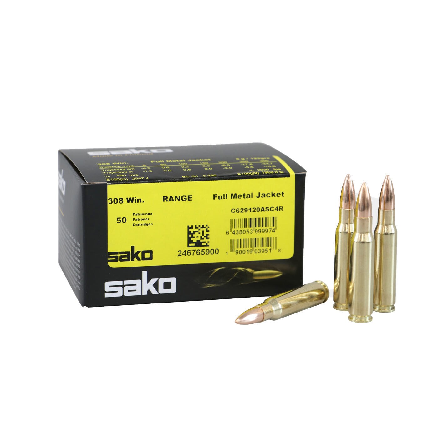 Sako 30-06 Range Speedhead 123 FMJ (50 pk)*
