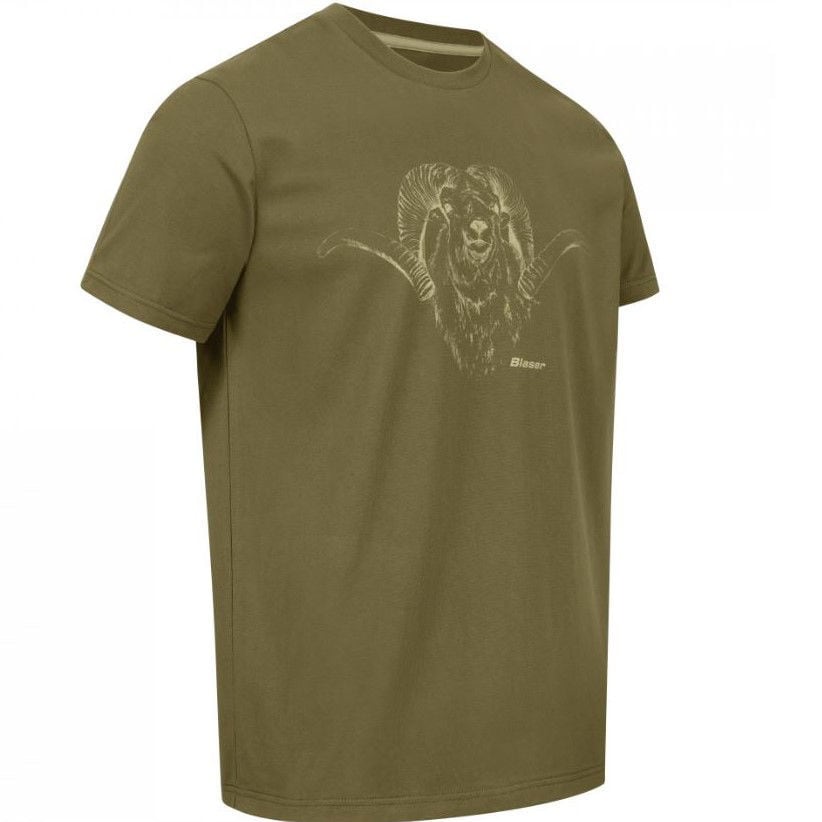 Blaser Men's T-Shirt Maurice Dark Olive