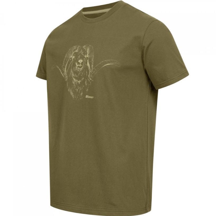 Blaser Men's T-Shirt Maurice Dark Olive