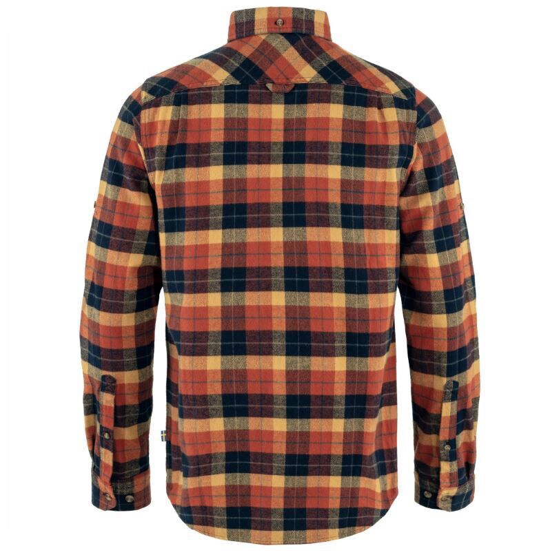 Fjällräven Singi Heavy Flannel Shirt Autumn Leaf-Dark Navy