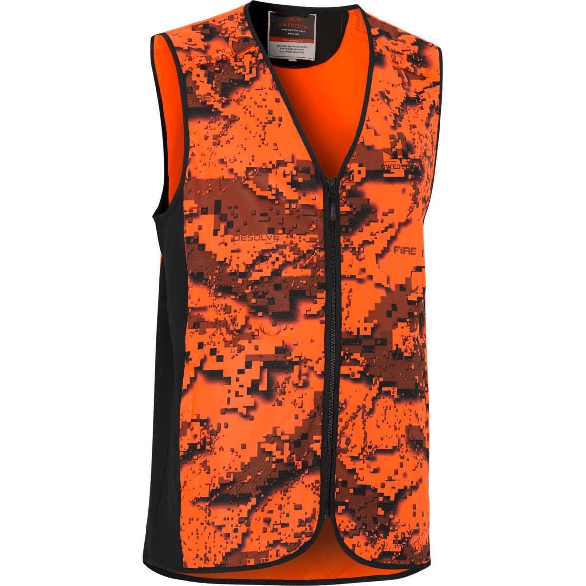 Swedteam Ridge Hi-Viz M Vest Desolve Fire