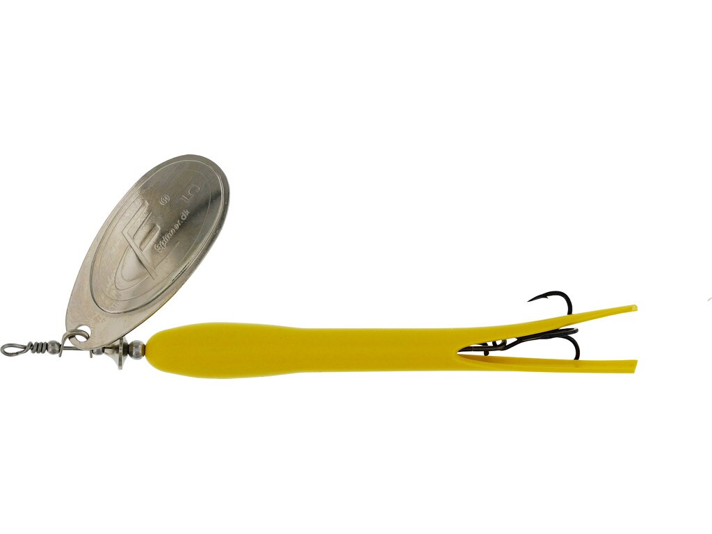 FC Spinner Upstream 20G #5 Fluoro Yellow Silver Blade