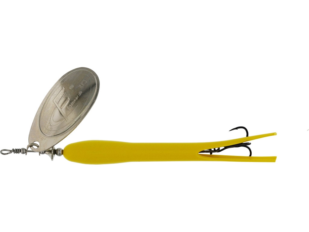 FC Spinner Upstream 20G #5 Fluoro Yellow Silver Blade