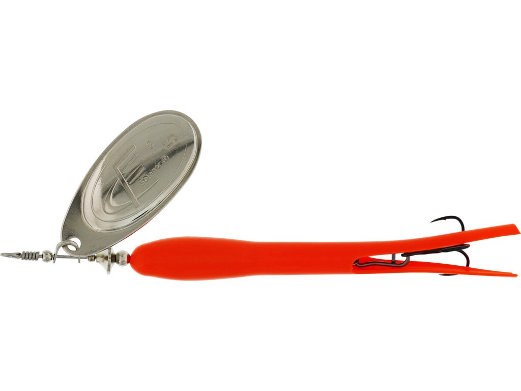 FC Spinner Upstream 20G #5 Fluoro Orange Silver Blade