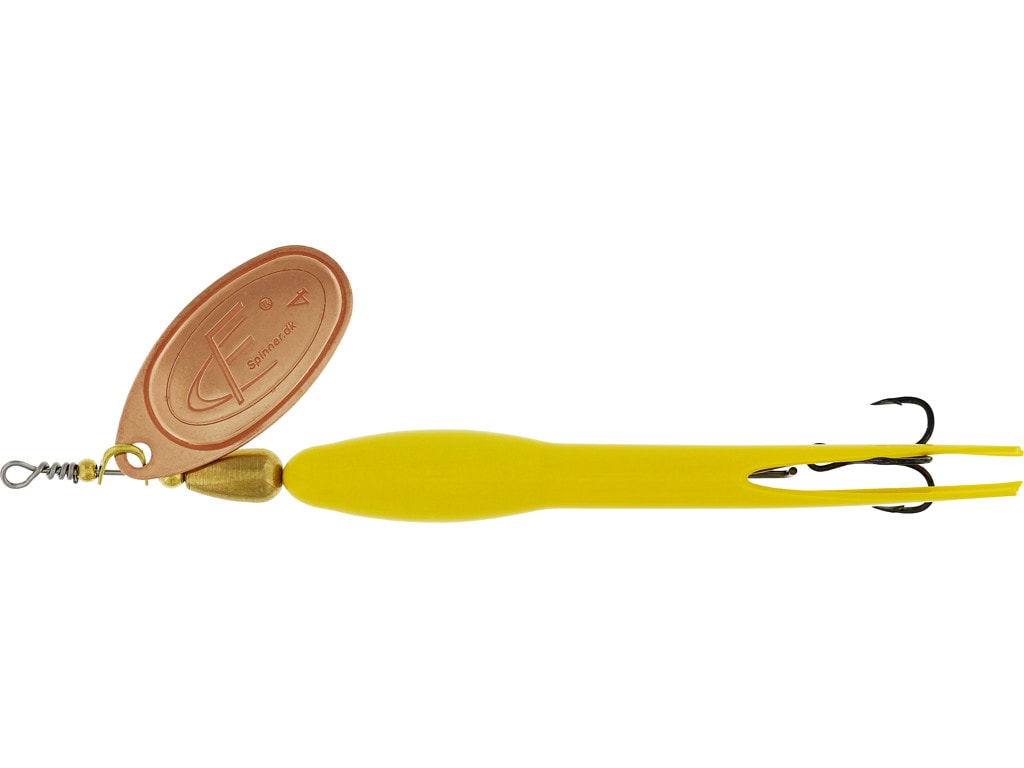 FC Spinner Downstream 20G #4 Fluoro Yellow Copper Blade