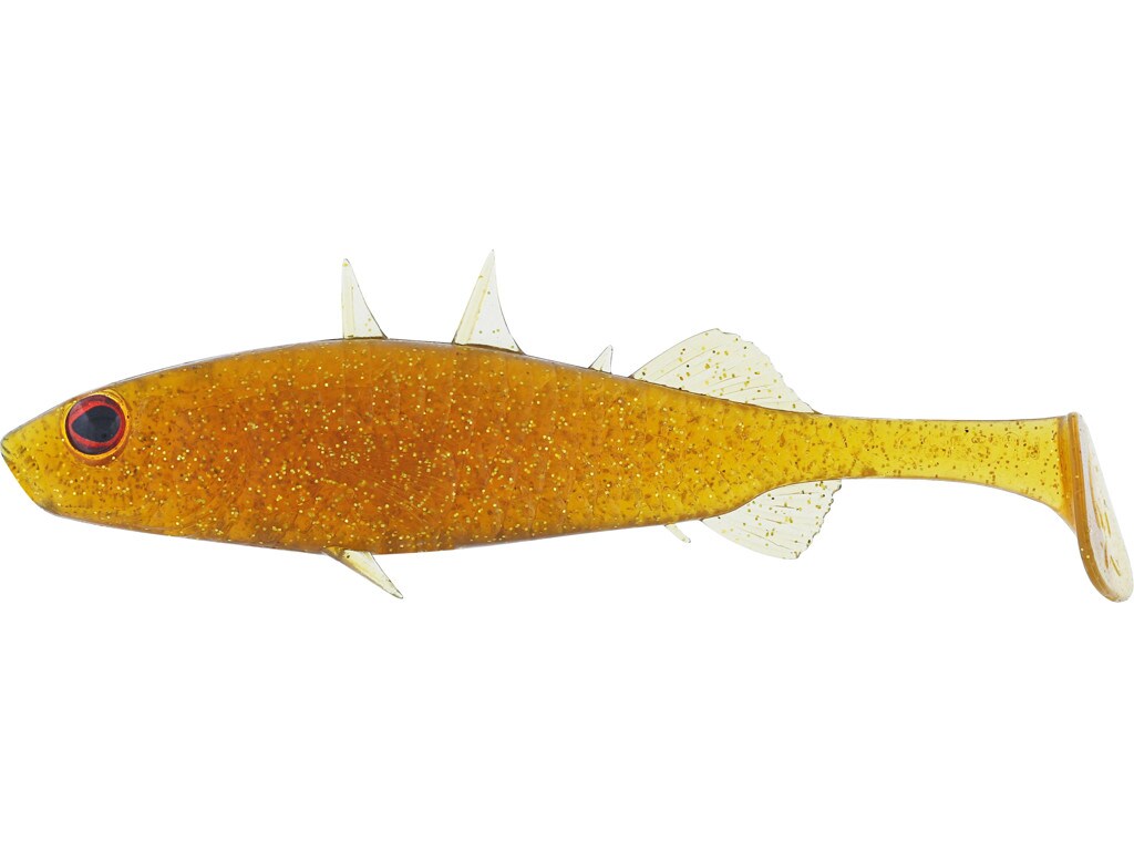 Westin STANLEY THE STICKLEBACK SHADTAIL 5,5CM 1,5G MOTOROIL GOLD 4PCS