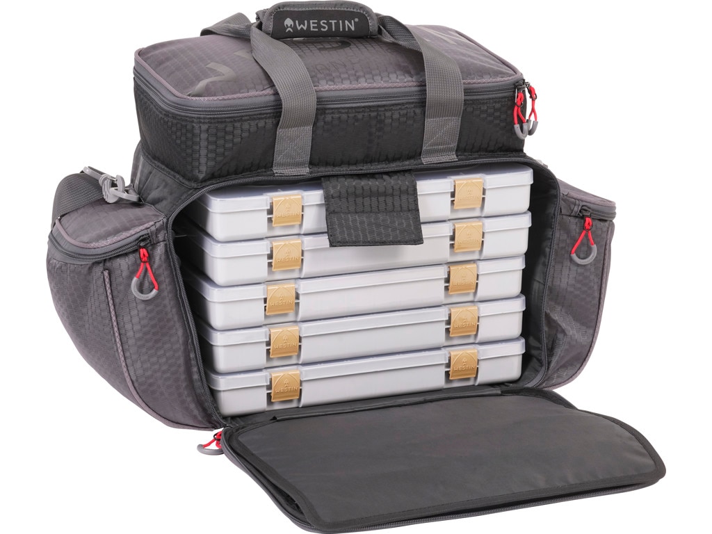 Westin W4 MASTER LURE BAG 5 BOXES OS TITANIUM BLACK