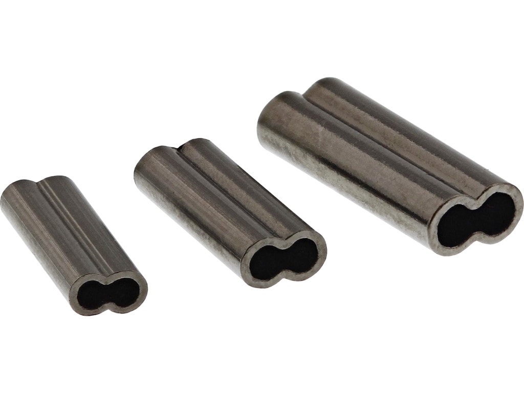 Westin DOUBLE WIRE CRIMP Ø1MM BLACK NICKEL 20PCS