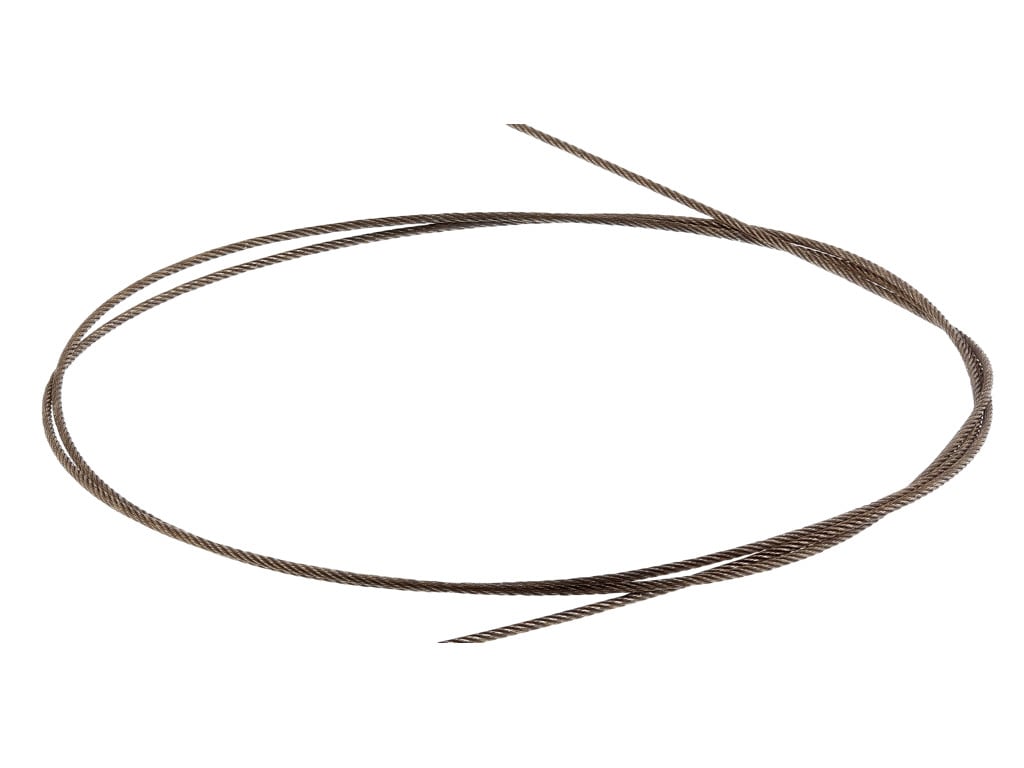 Westin STAINLESS STEEL 49-STRAND WIRE 5M 30KG 66LBS BLACK