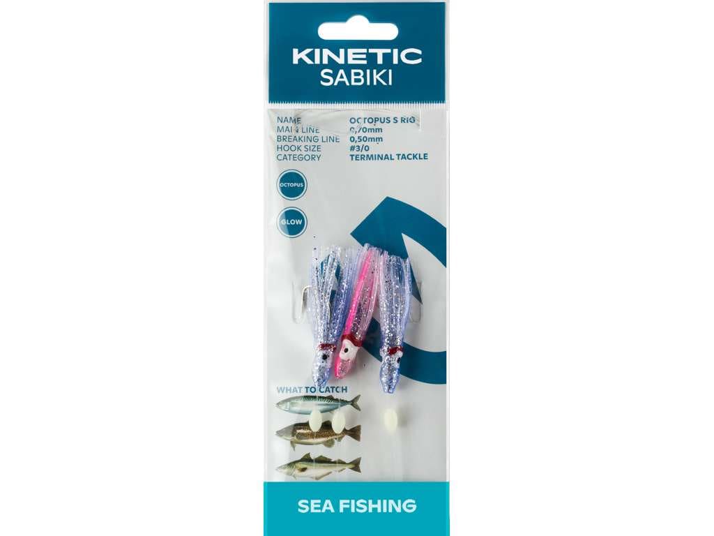 Kinetic Sabiki Octopus S #3/0 Blue/Pink