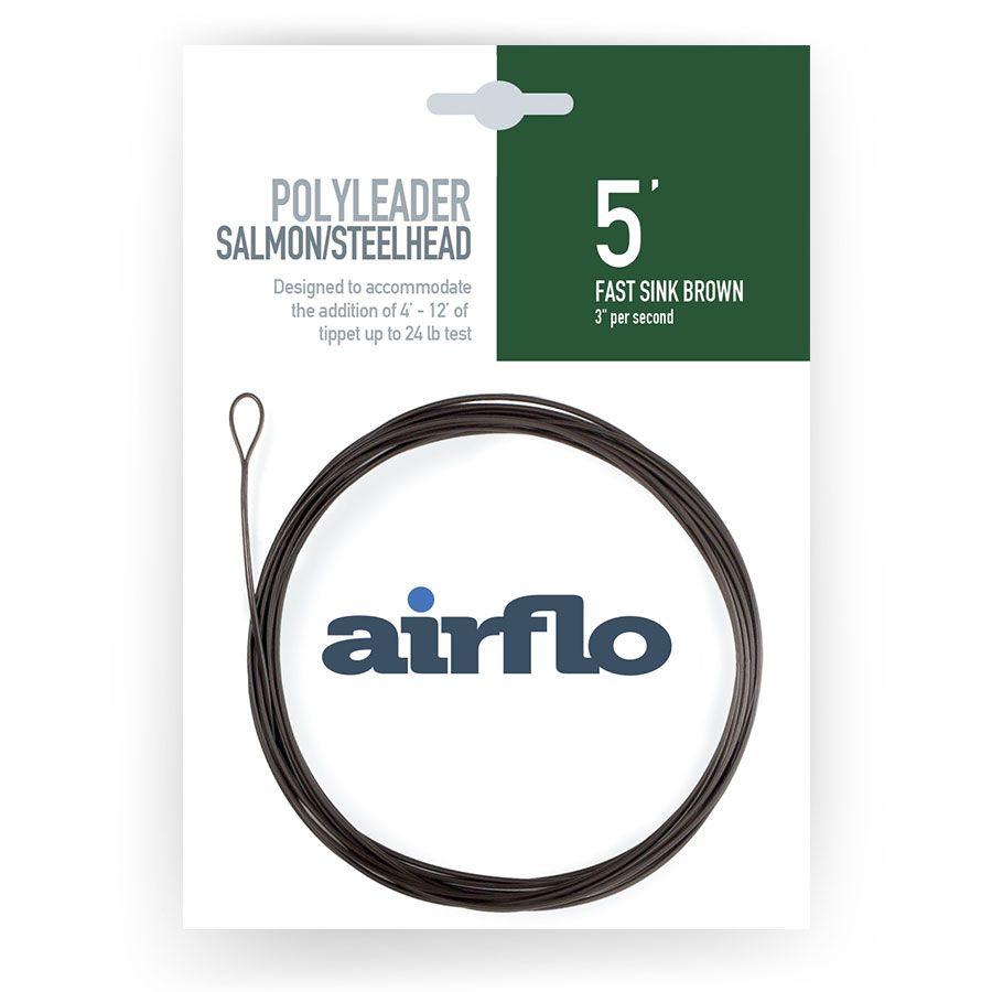 Airflo Salmon/Steelhead (Seatrout) 5" Fast Sink Polyleader