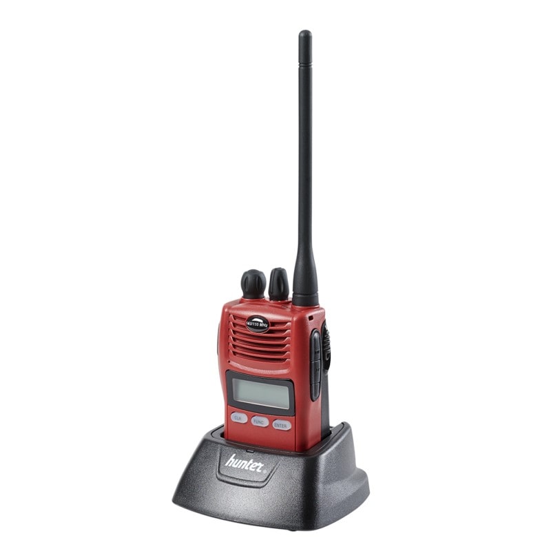 Hunter F1 Jaktradio pakke ink skogsantenne og miniheadset