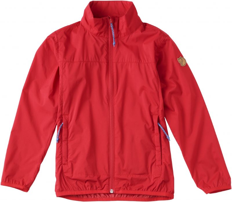 Fjällräven Kids Abisko Windbreaker Jacket Red