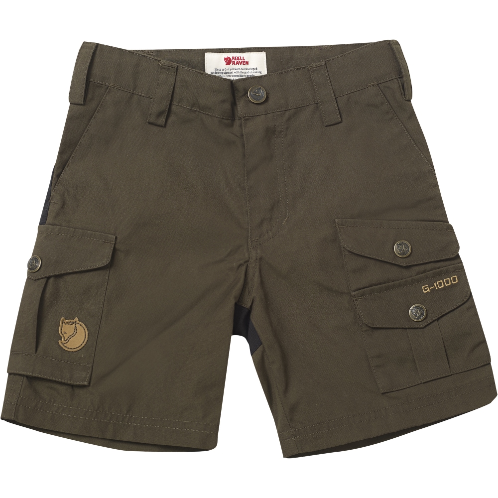Fjällräven Kids Vidda Shorts Dark Olive