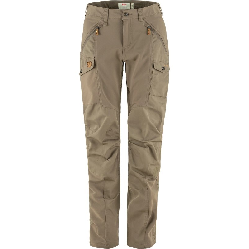 Fjällräven Nikka Curved Trousers W Suede Brown
