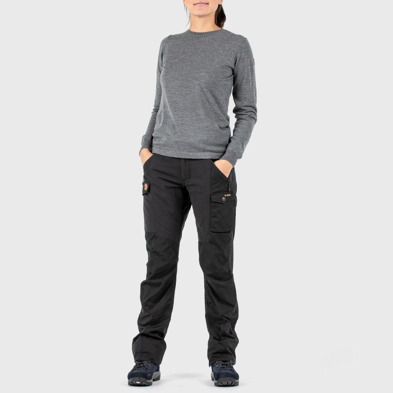 Fjällräven Nikka Curved Trousers W Suede Brown
