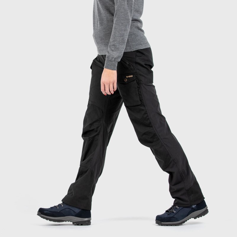 Fjällräven Nikka Curved Trousers W Suede Brown