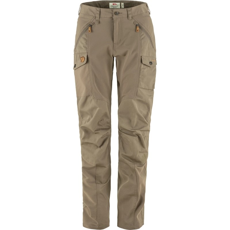 Fjällräven Nikka Curved Trousers W Suede Brown