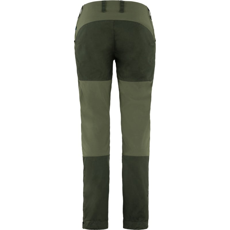 Fjällräven Keb Trousers Curved W Long Deep Forest - Laurel Green
