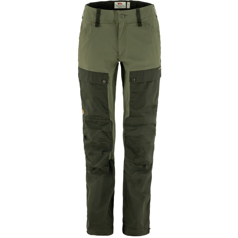 Fjällräven Keb Trousers Curved W Long Deep Forest - Laurel Green