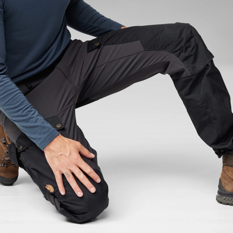 Fjällräven Keb Trousers Regular M Dark Olive - Dark Grey