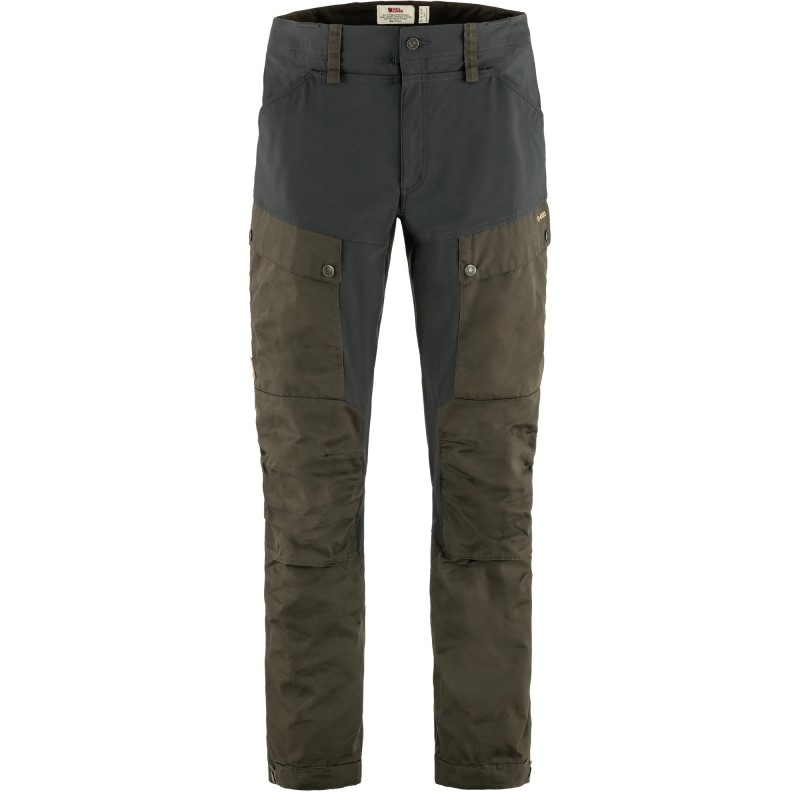 Fjällräven Keb Trousers Regular M Dark Olive - Dark Grey