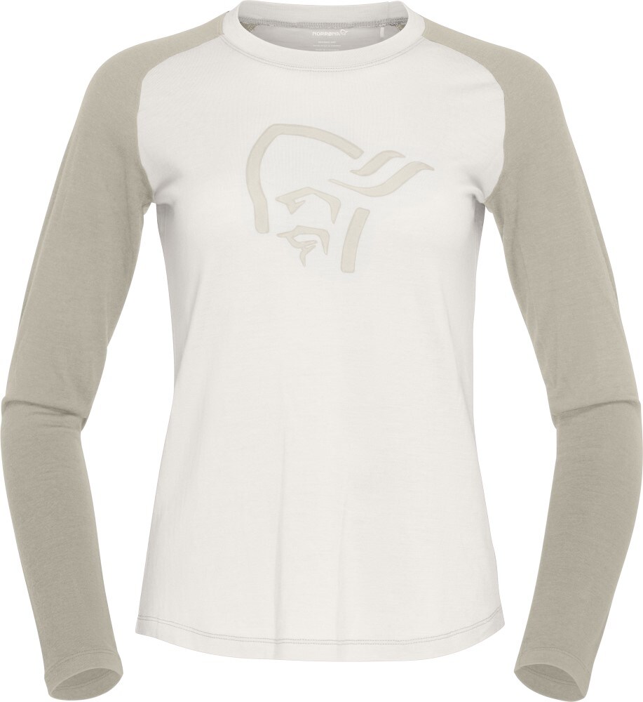 Norrøna Femund pureUll Long sleeve W's Whisper White
