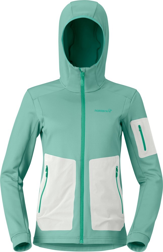 Norrøna Falketind Warm2 Stretch Hood W's Malachite Green