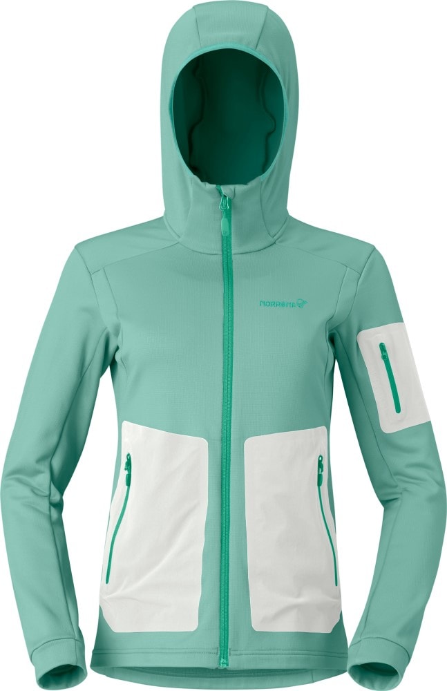 Norrøna Falketind Warm2 Stretch Hood W's Malachite Green