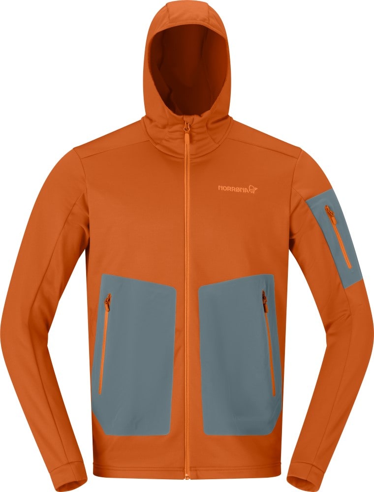 Norrøna Falketind Warm2 Stretch Hood M's Gold Flame