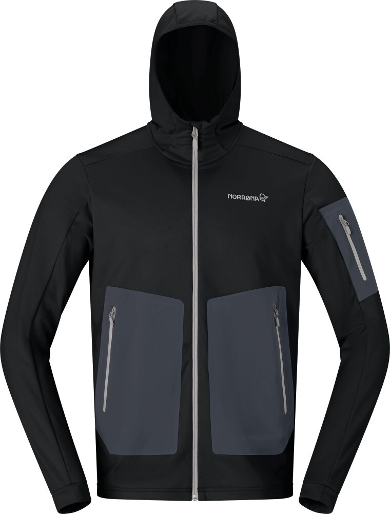 Norrøna Falketind Warm2 Stretch Hood M's Caviar