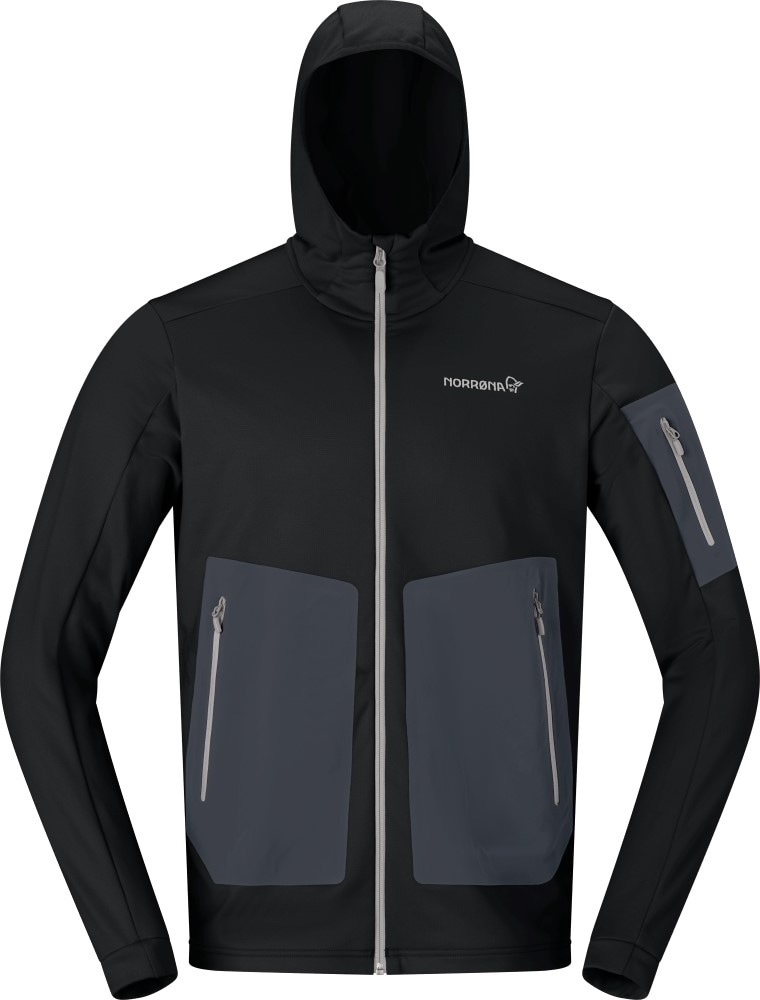 Norrøna Falketind Warm2 Stretch Hood M's Caviar