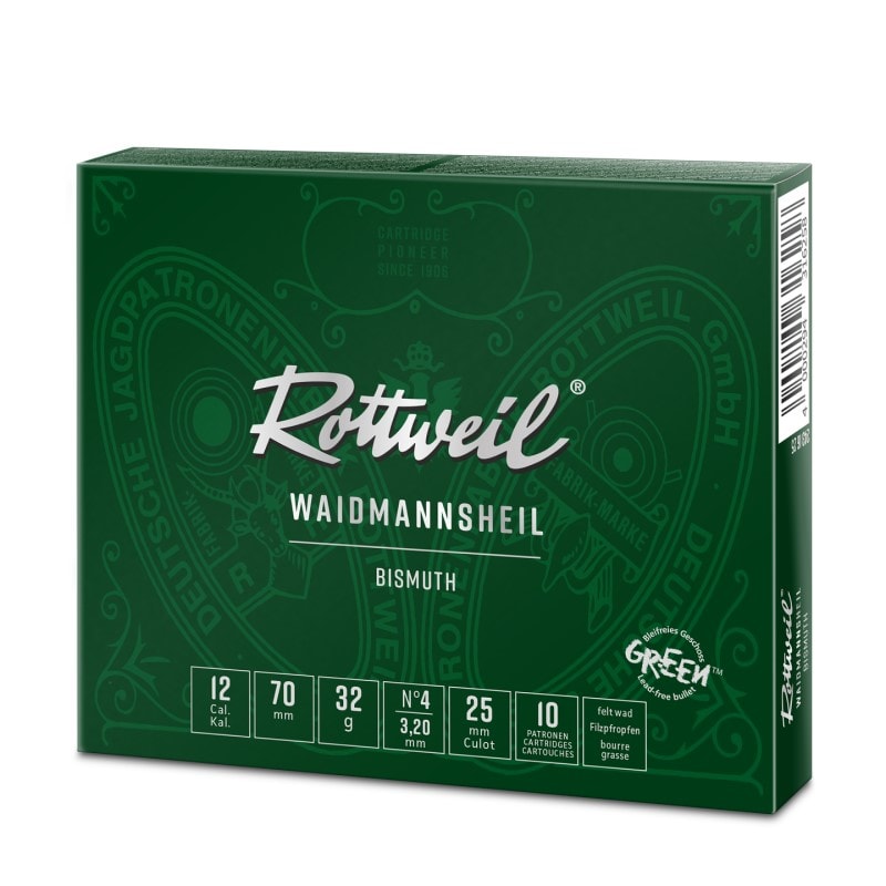 Rottweil Waidmannsheil Bismuth 12/70 32G Nr.4 10pk