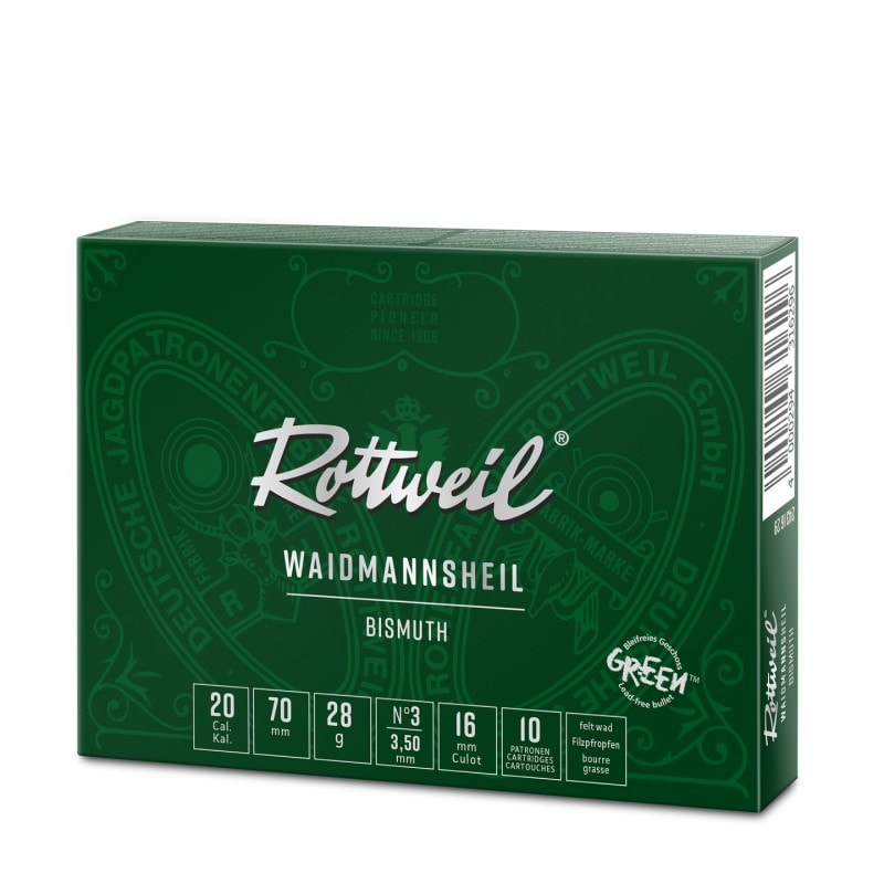 Rottweil Waidmannsheil Bismuth 20/70 28G Nr.3 10pk