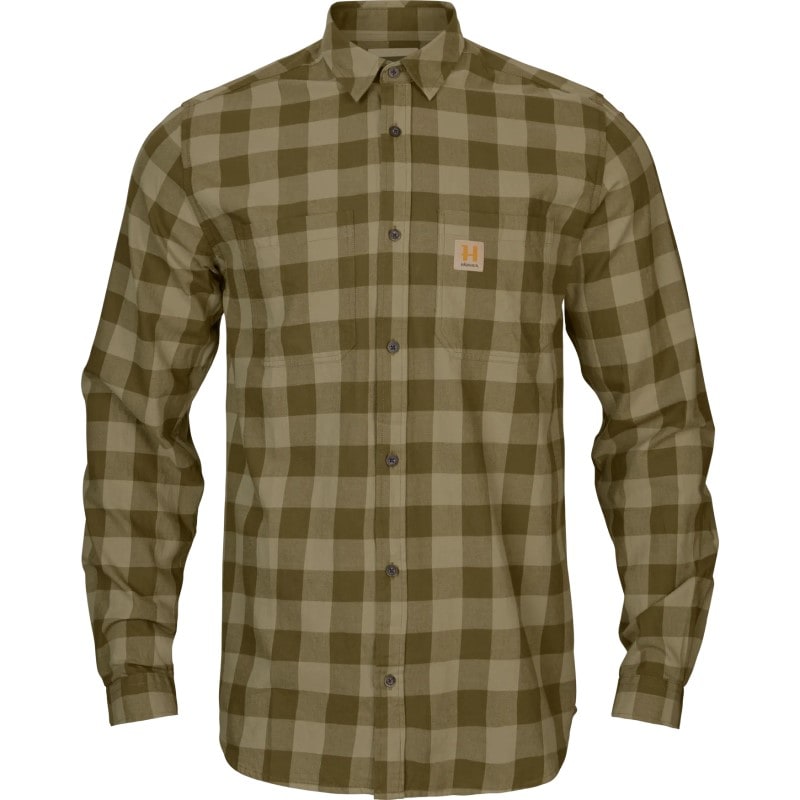 Härkila Scandinavian L/S Shirt Dark Olive Check