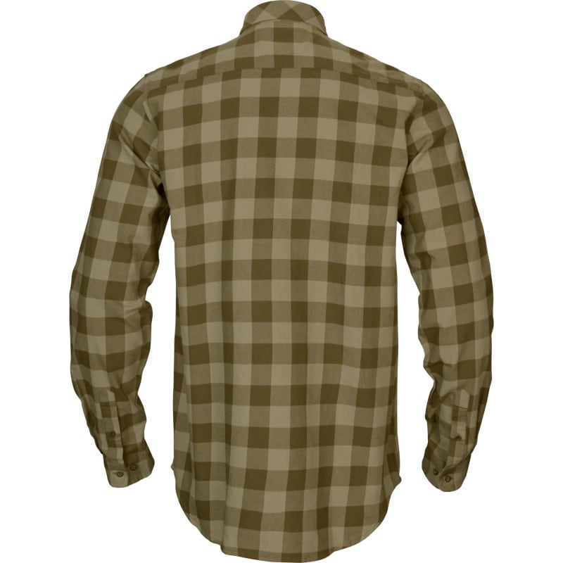 Härkila Scandinavian L/S Shirt Dark Olive Check