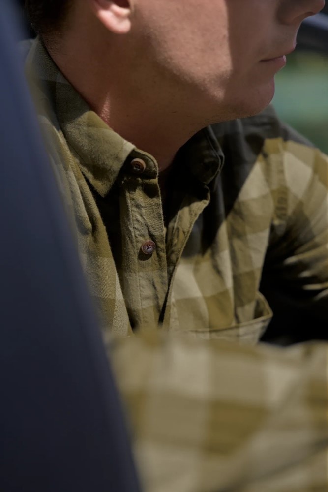 Härkila Scandinavian L/S Shirt Dark Olive Check