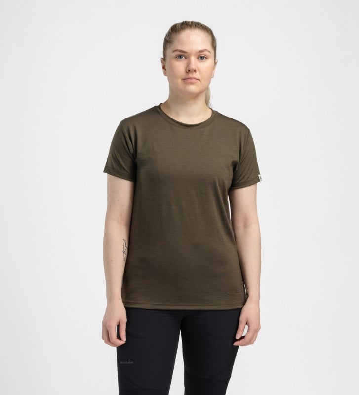 Aclima LightWool 180 classic tee W's Tarmac